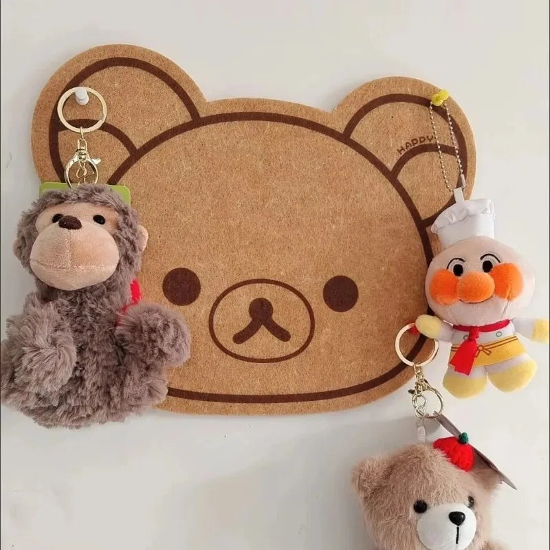 Cartoon Felt Board Wall Decor Bear Poster For Children's Room