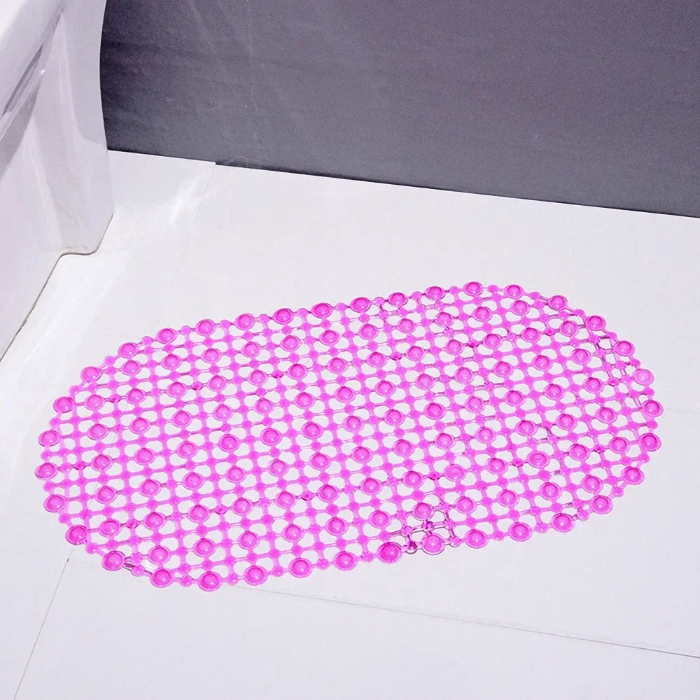 PVC Anti Skid Bath Mat With Suction Cups Anti Slip