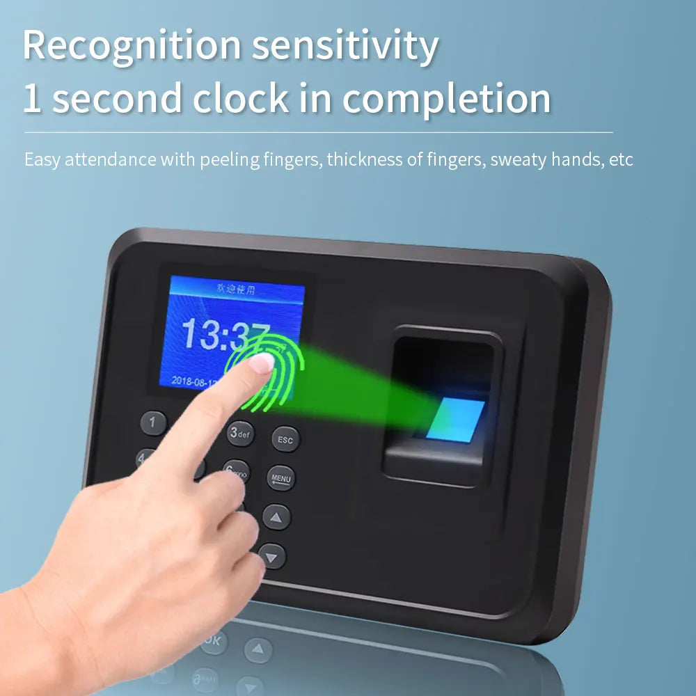 Asia-Teco Biometric Fingerprint Time Attendance Machine For Employee Recognition