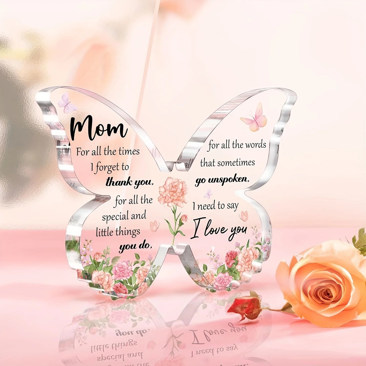 Mom Birthday Gift Ideas Butterfly Acrylic Decorations