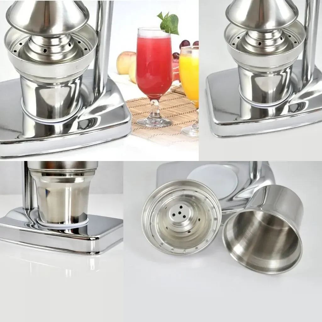 Stainless Steel Manual Juicer For Oranges And Fruit