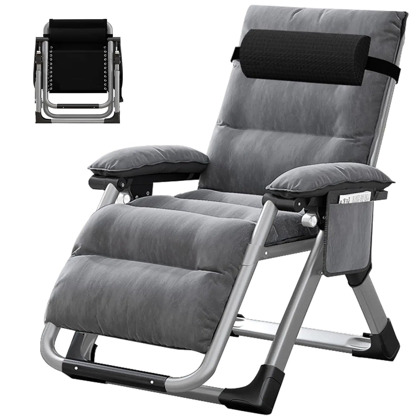 Zero Gravity Outdoor Folding Lounge Chair Premium Recliner Patio Chair