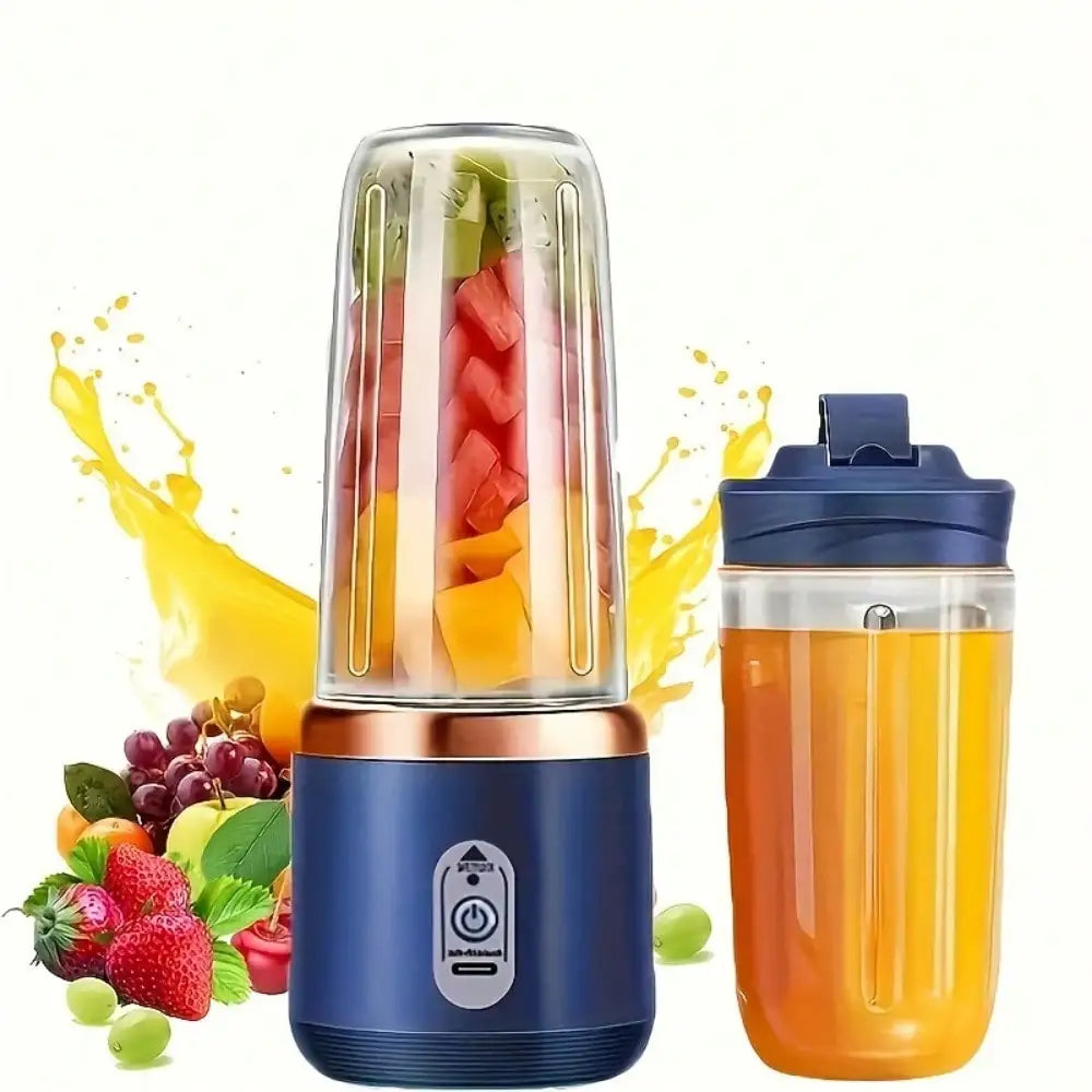 Portable USB Juicer Dual Cups Detachable Easy Clean Blender