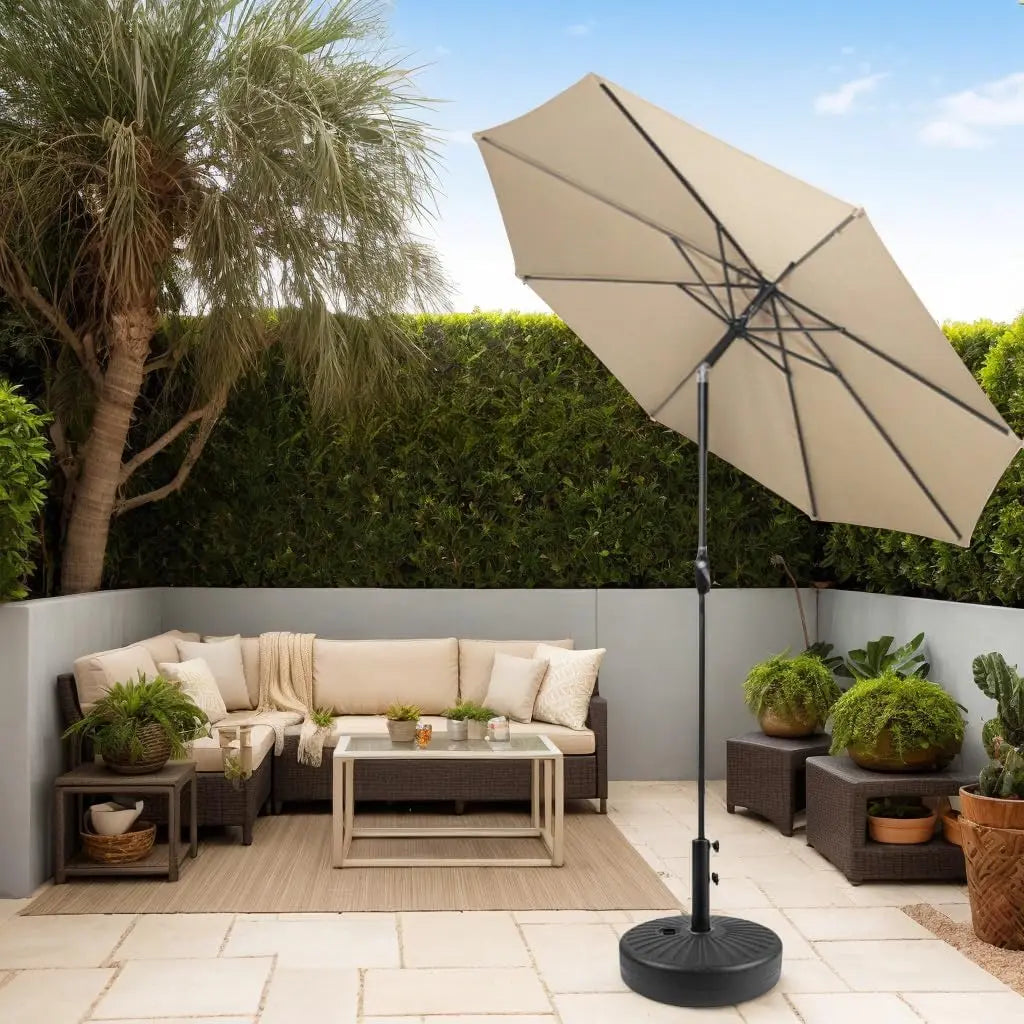 Weighted Outdoor Umbrella Base Sand Water Fillable Anti Wind Stand