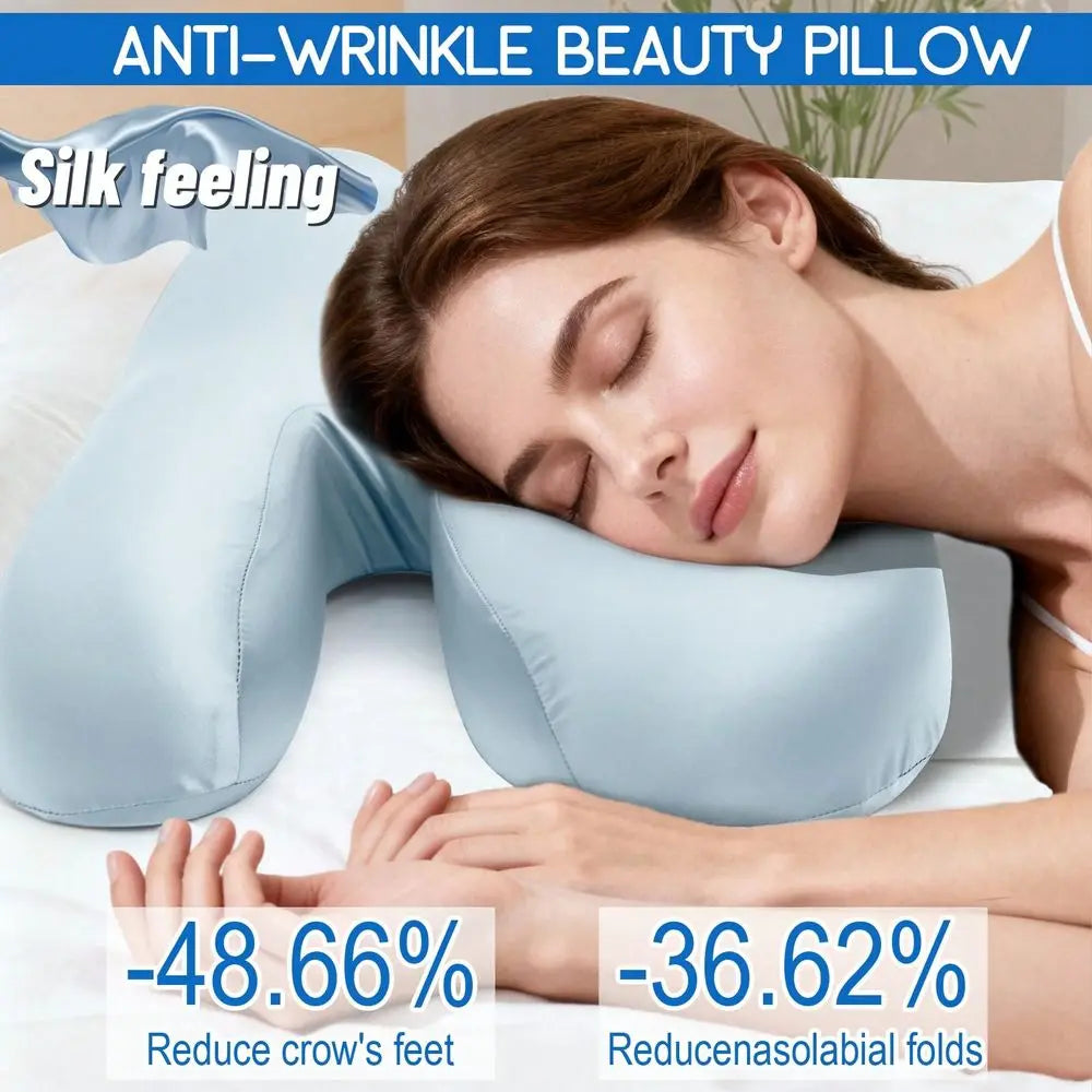 Memory Pillow For Side And Stomach Sleepers With Anti Wrinkle