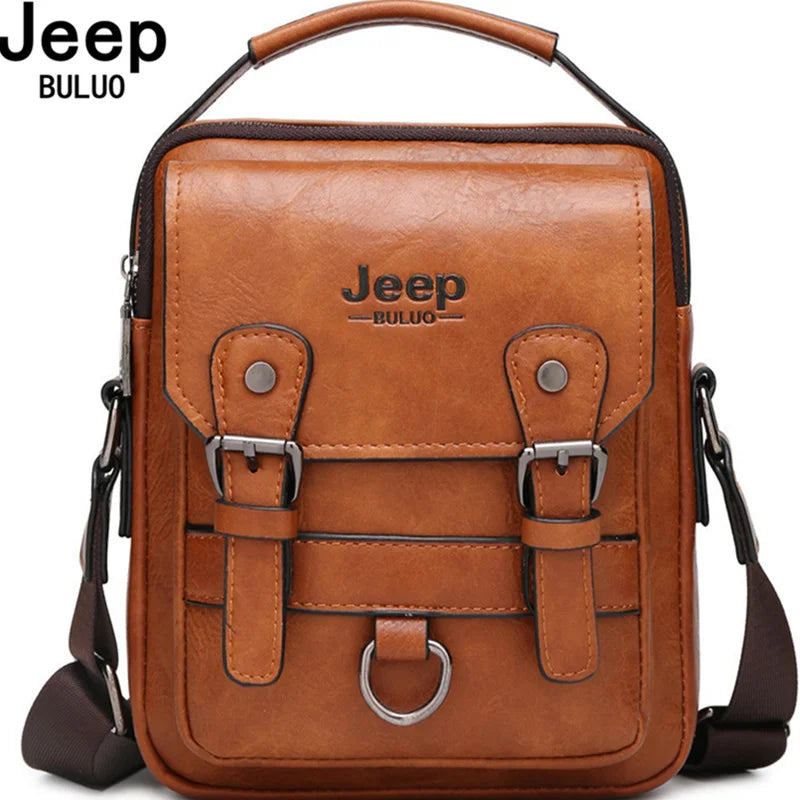 Jeep Buluo Multi Function Business Messenger Bag For Men