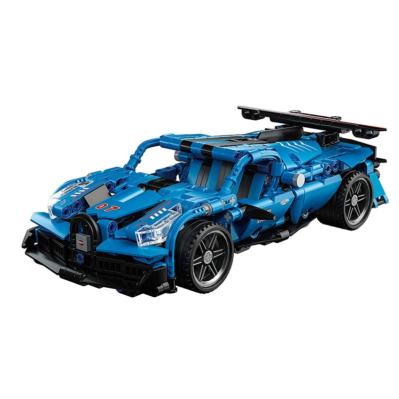 WLtoys Pull Back Car Building Block Kit for Kids Racing