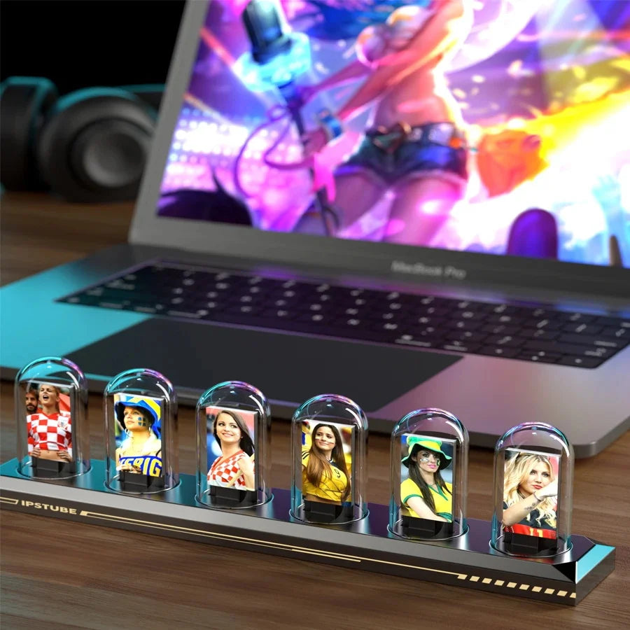 Mexllex Nixie Tube RGB Digital Clock With WiFi App Control