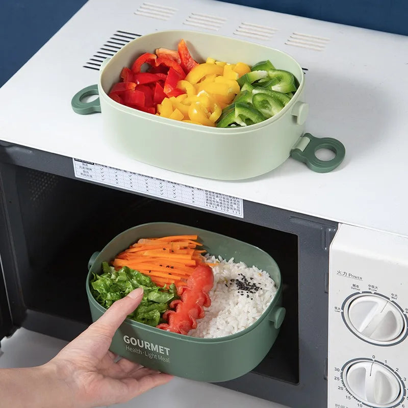 Stackable Bento Box Lunch Container 3 Layer Leakproof Microwave Safe