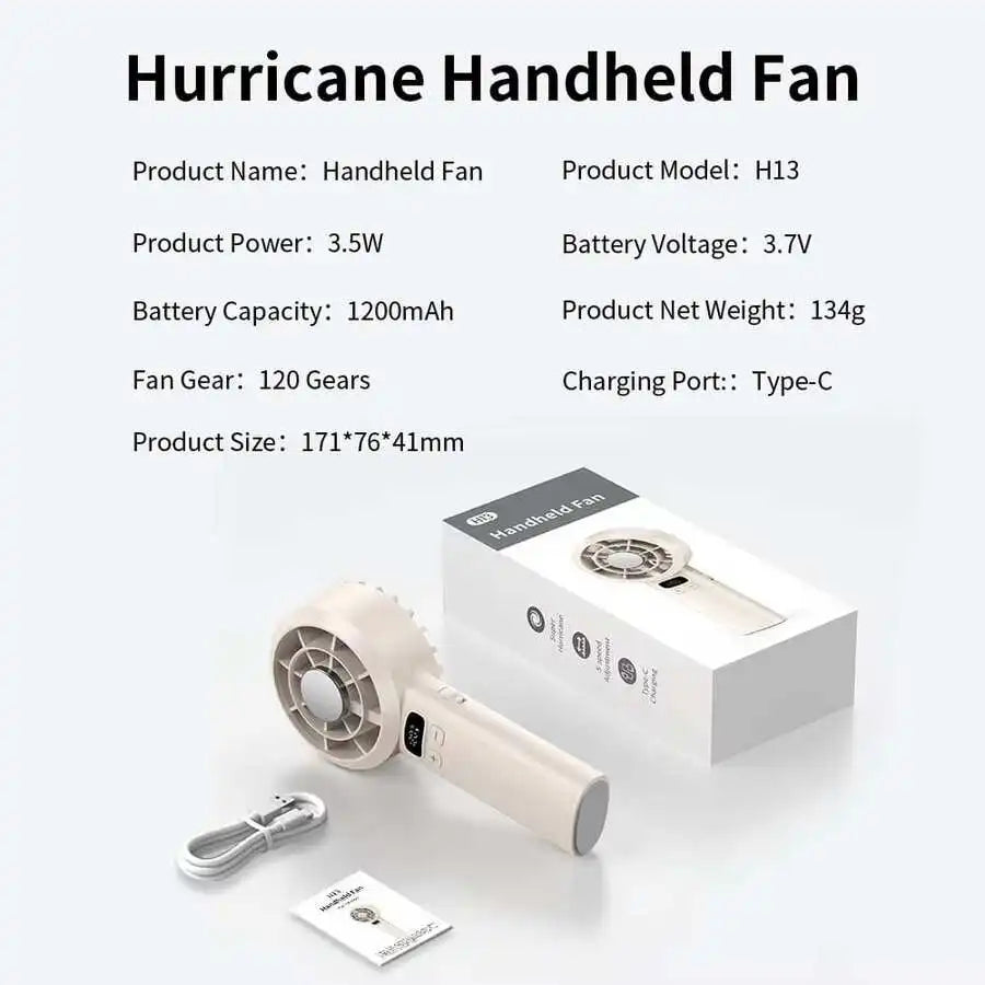 Portable USB Mini Handheld Fan High Speed Cooling For Travel