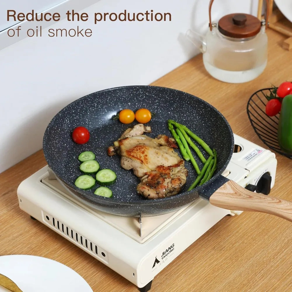 Ceramic Nonstick Cookware Set 15-Piece Pots and Pans