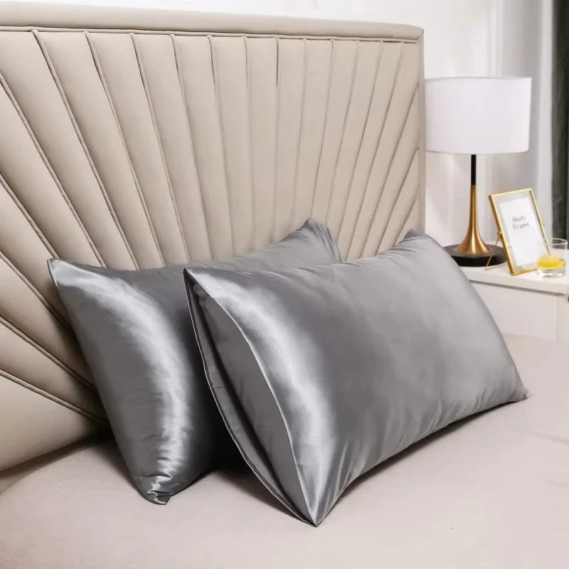Silk Pillowcase Cover Satin Hair Beauty Pillow Case