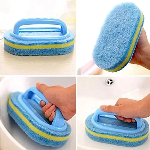 All Purpose Cleaning Brush For Bathroom Kitchen With Ergonomic Handle
