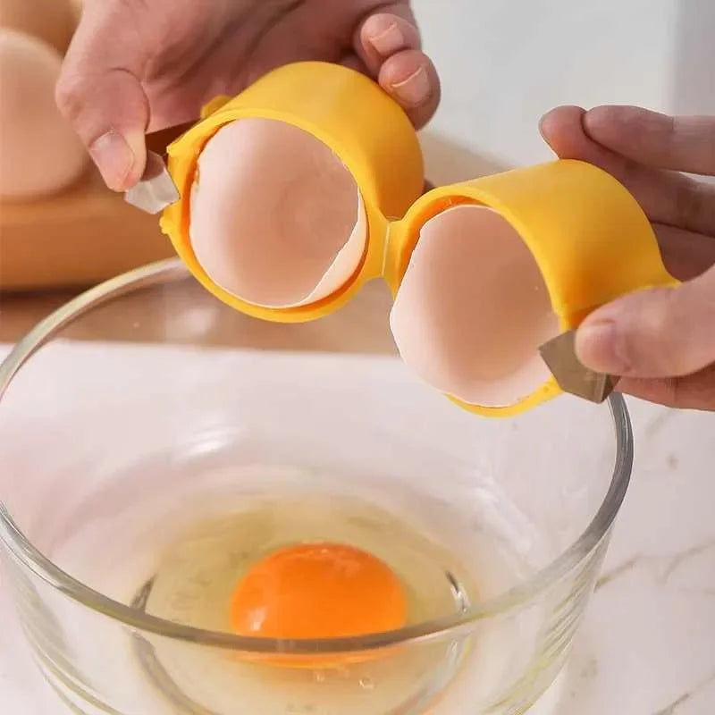 Eggshell Opener Beater And Egg Shell Separator Egg Holder Kitchen Gadget