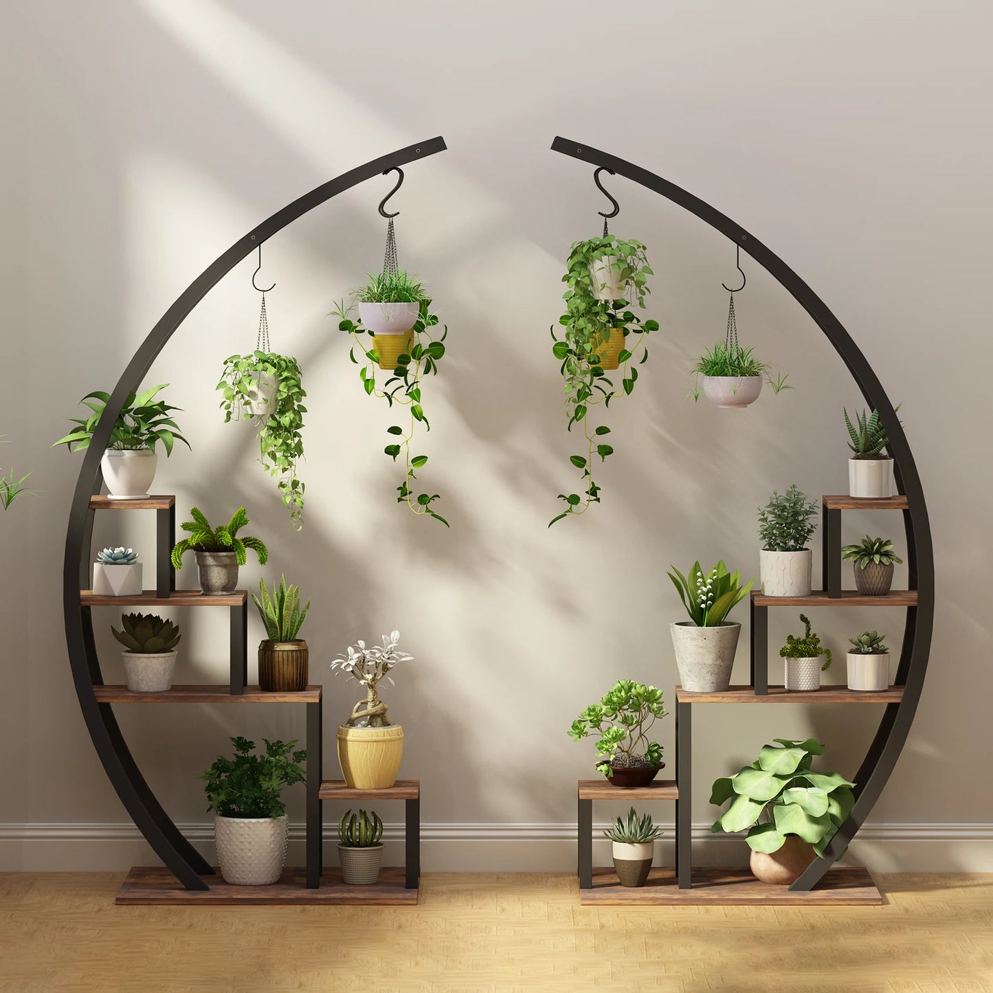 TWISTER.CK 2 Pack 5-Tier Indoor Plant Stand
