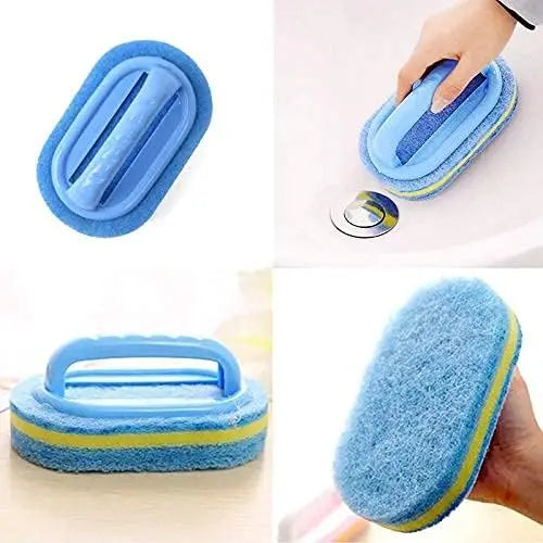 All Purpose Cleaning Brush For Bathroom Kitchen With Ergonomic Handle