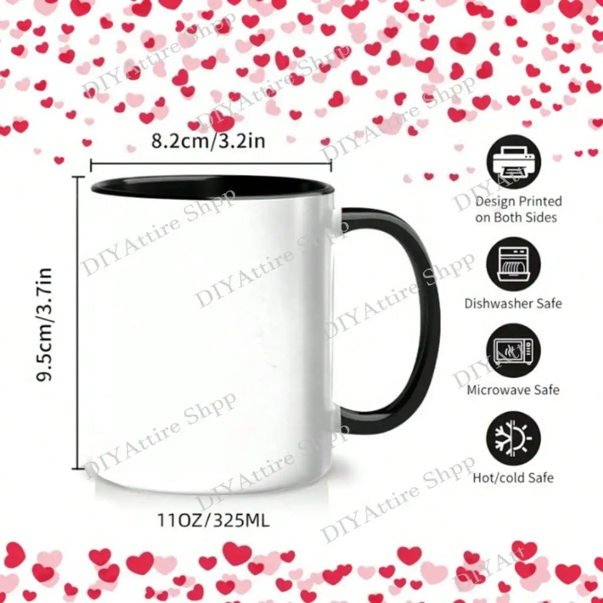 Patriotic Ceramic Mug USA Coffee Cup Gift For Americans