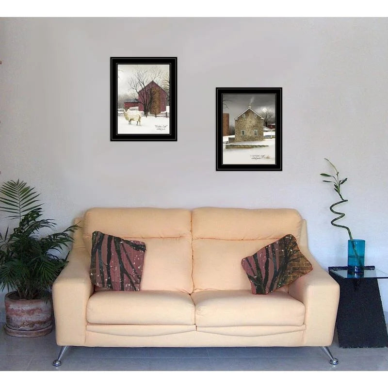 Cold Winter Vignette Framed Artwork By Billy Jacobs